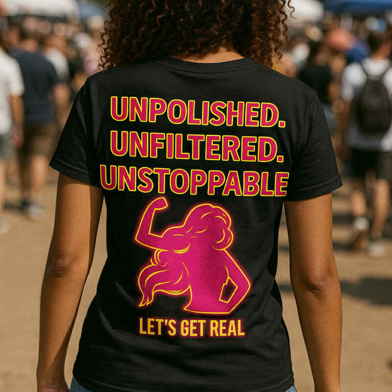 UNPOLISHED. UNFILTERED. UNSTOPPABLE. LET’S GET REAL