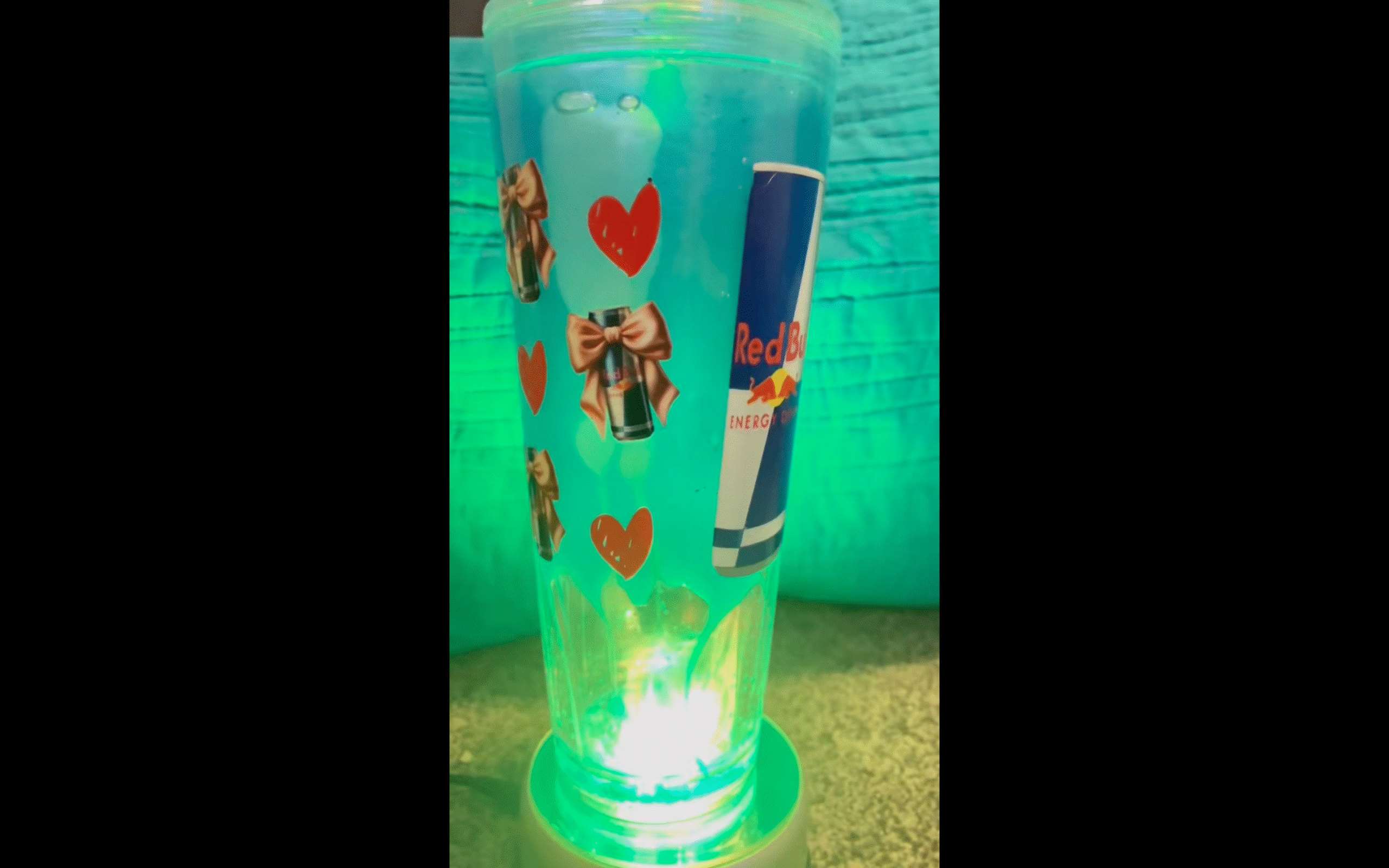 Red Bull Snow-Globe Tumbler