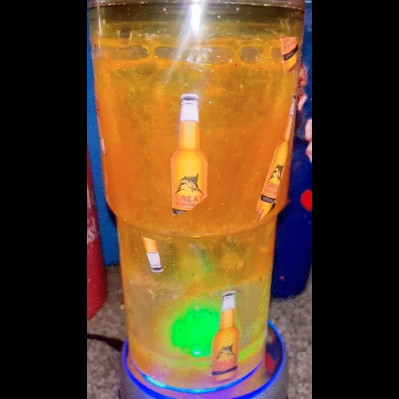 Beer Lovers Snowglobe Tumbler