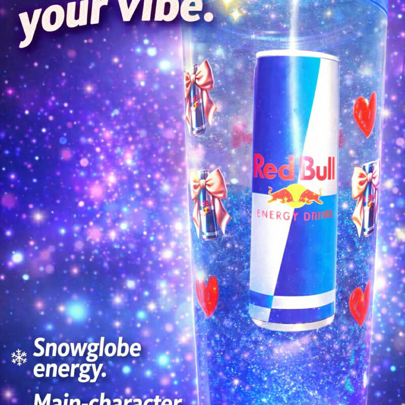 Red Bull Energy Custom Tumbler